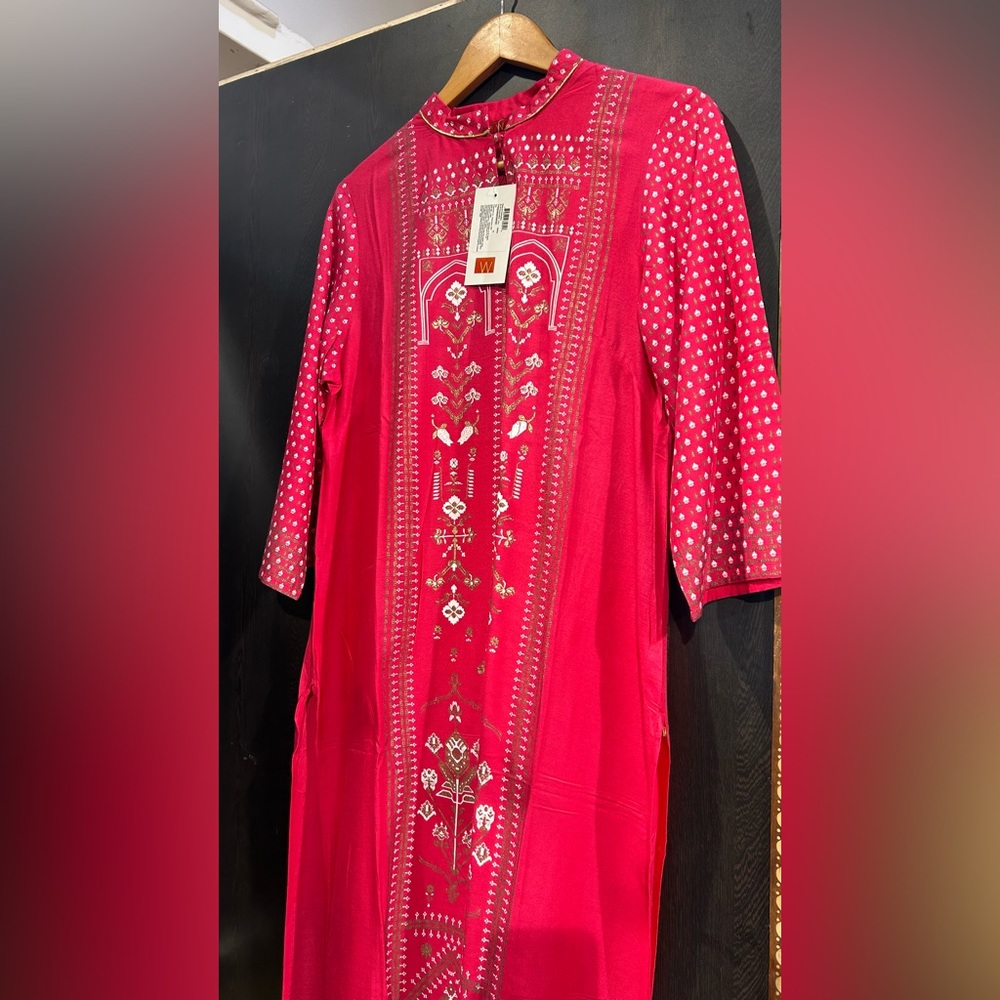 W kurti pink colour - Picture 9 of 11